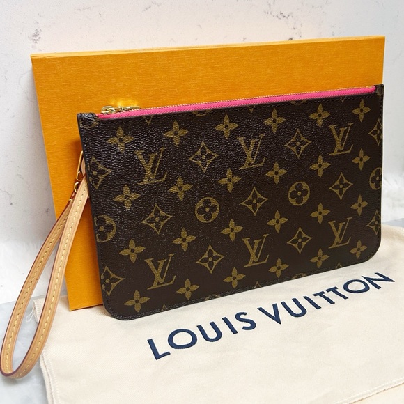 Authentic Louis Vuitton Limited Edition Ramages Neverfull MM Pochette / Clutch - Picture 7 of 11